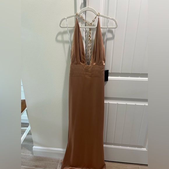 NWT Retrofete Tasha Dress in almond - shell chain straps - size S - Picture 5 of 10